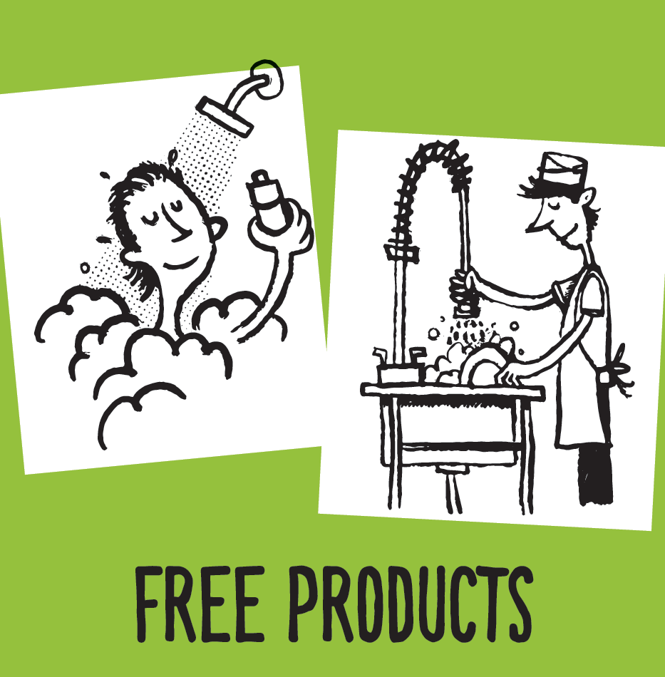 Free Products Button